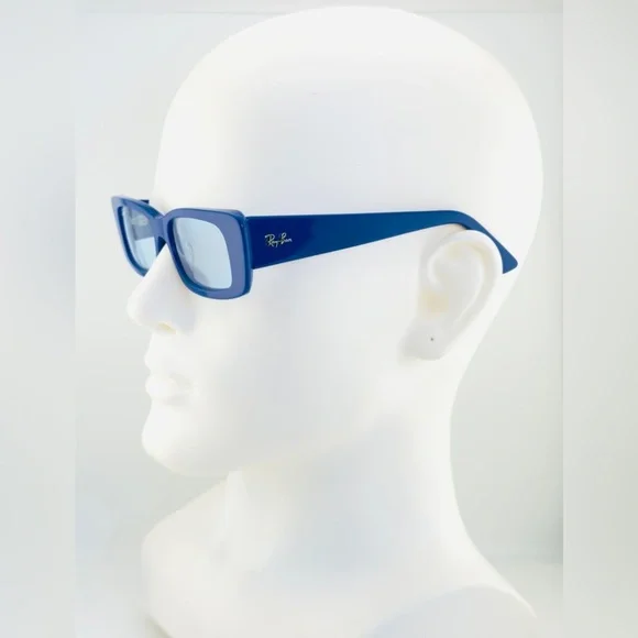 Ray-Ban Sunglasses RB4425 Teru Bio Based Polished Electric Blue Light blue Lens - Picture 4 of 14